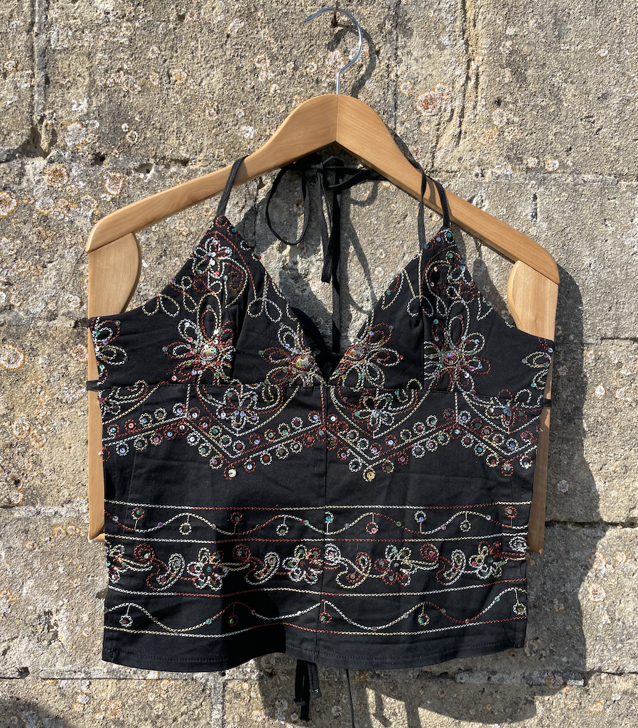Backless Halter Cami