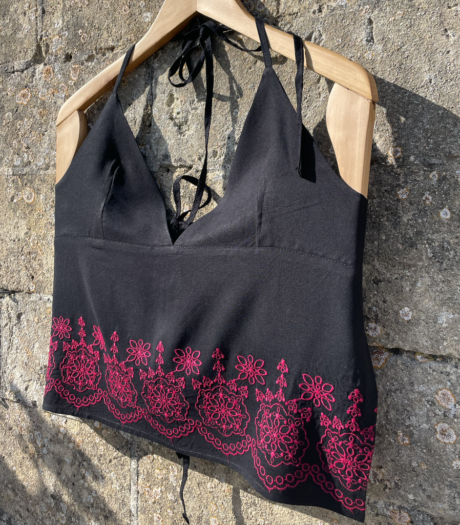 Backless Halter Cami