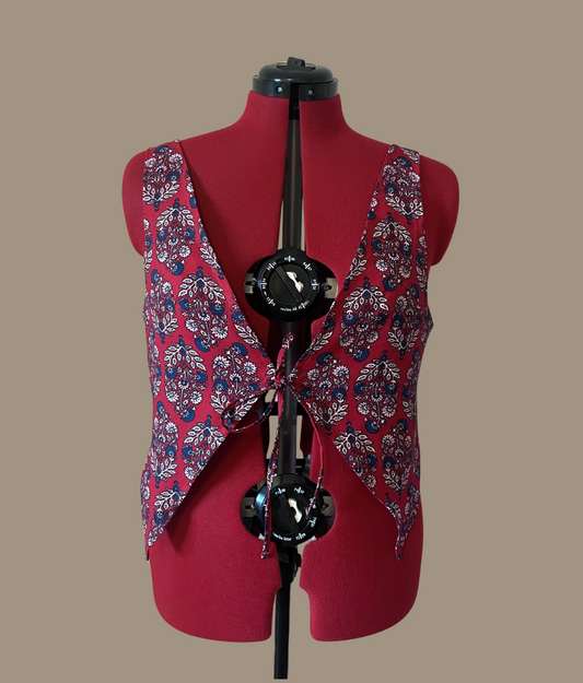 Tie Front Waistcoat