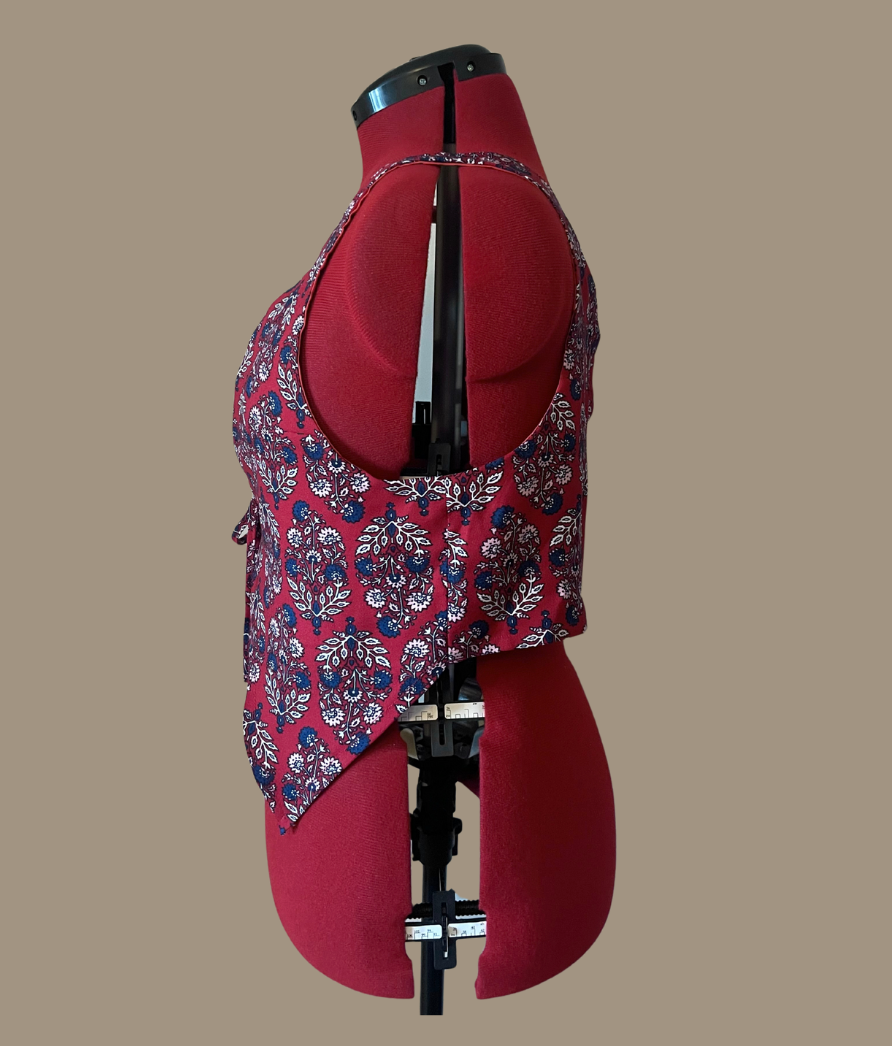 Tie Front Waistcoat