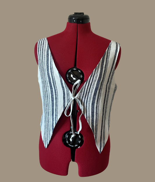Tie Front Waistcoat