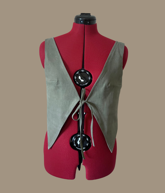 Tie Front Waistcoat