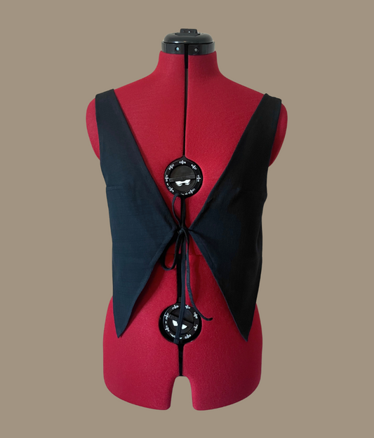 Tie Front Waistcoat