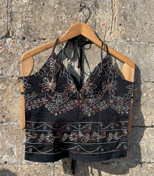 Backless Halter Cami