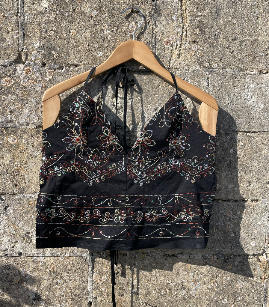 Backless Halter Cami