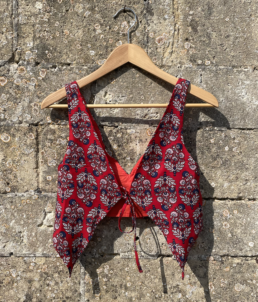 Tie Front Waistcoat