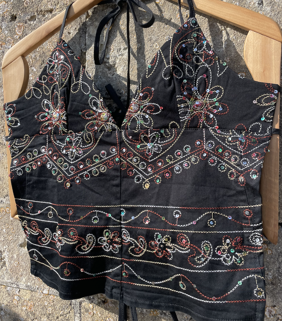 Backless Halter Cami