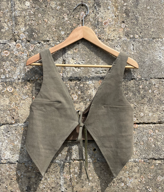 Tie Front Waistcoat